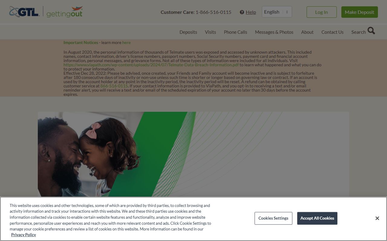 Allegan County jail mugshots video visitation platform