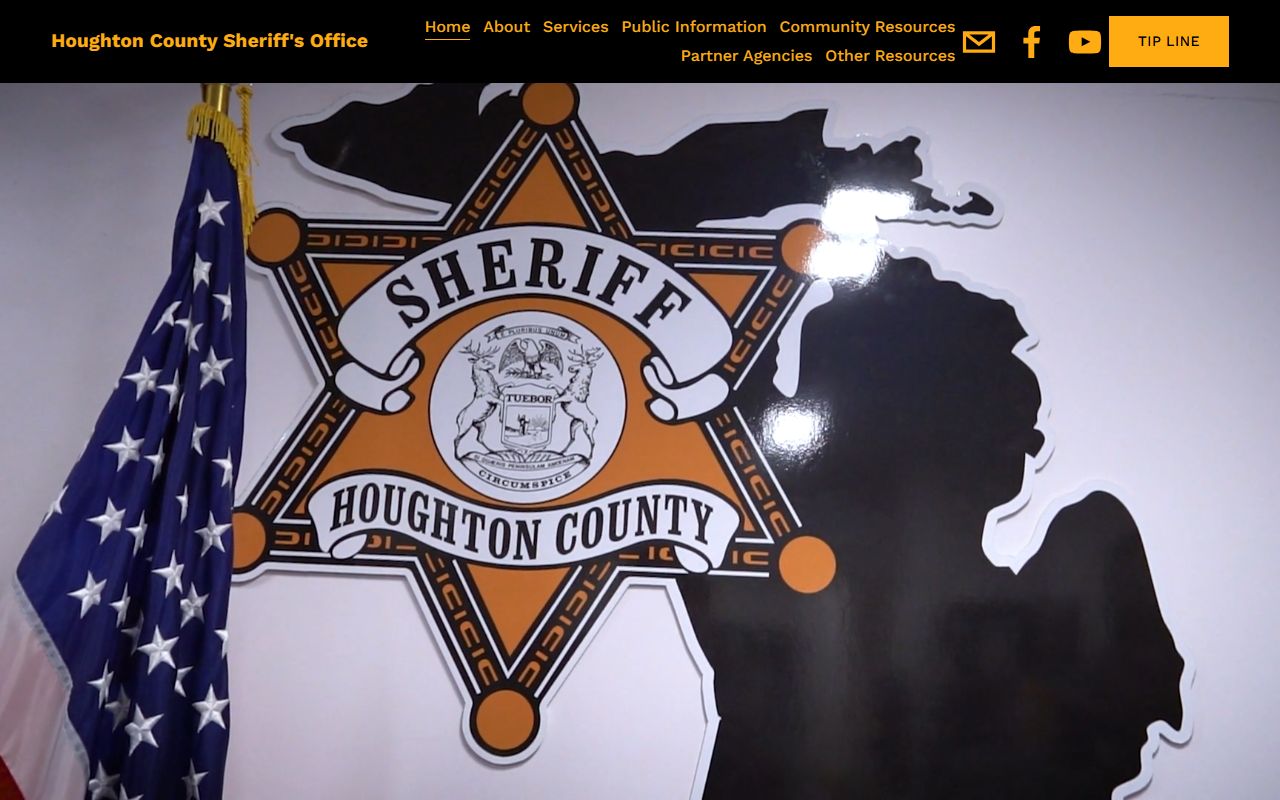 Houghton County jail mugshots Sheriff's Office website