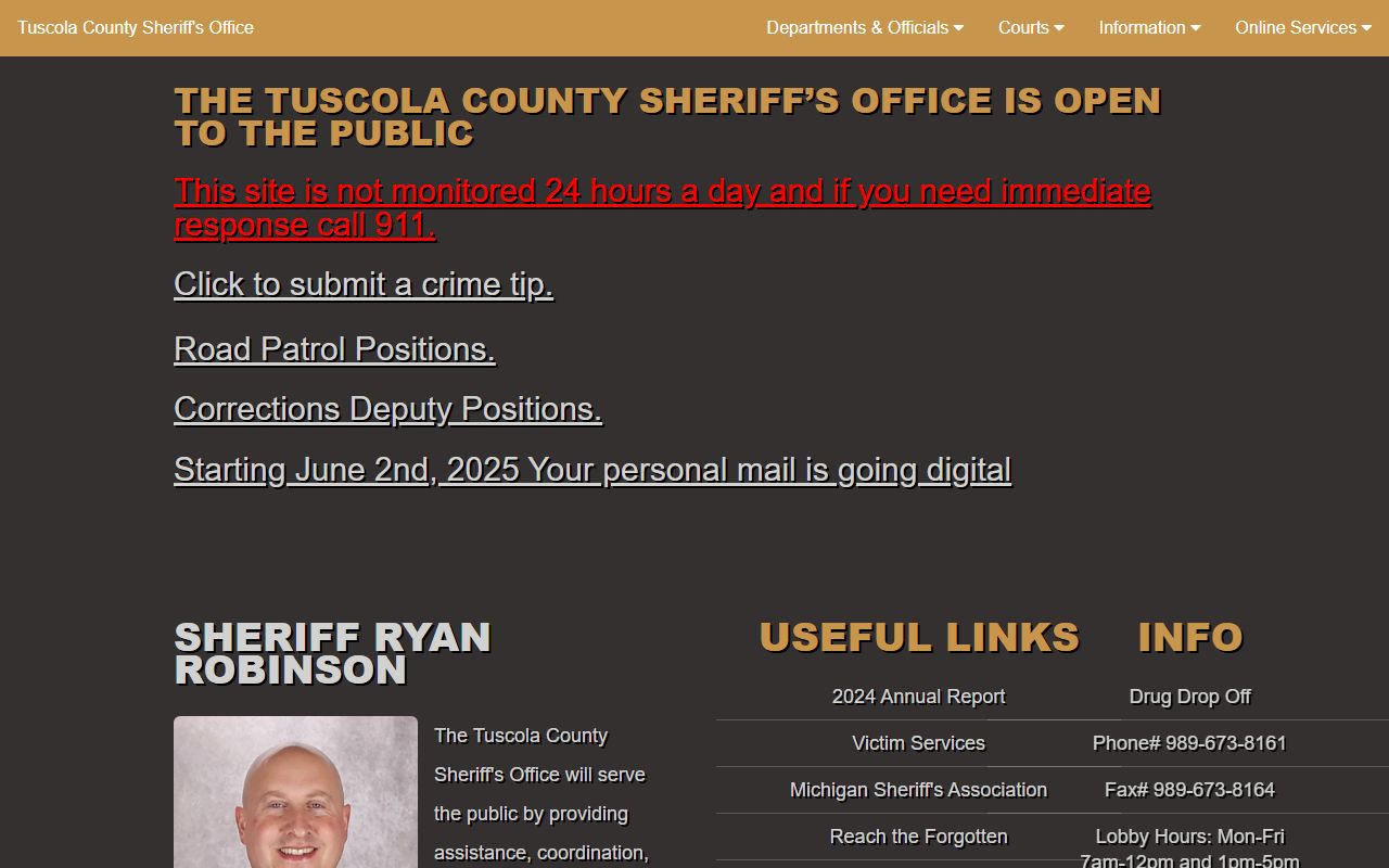 Tuscola County jail mugshots
